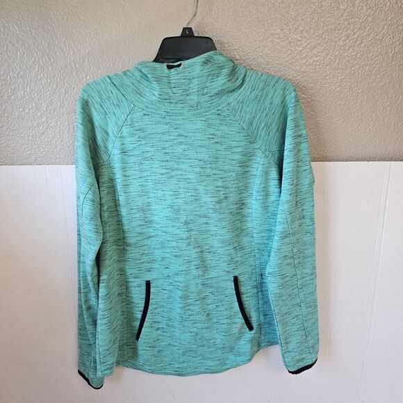 Tek Gear Green Pullover Long Sleeve Hood Sweatshirt Sz Med Athleisure Soft R564 - Picture 1 of 8